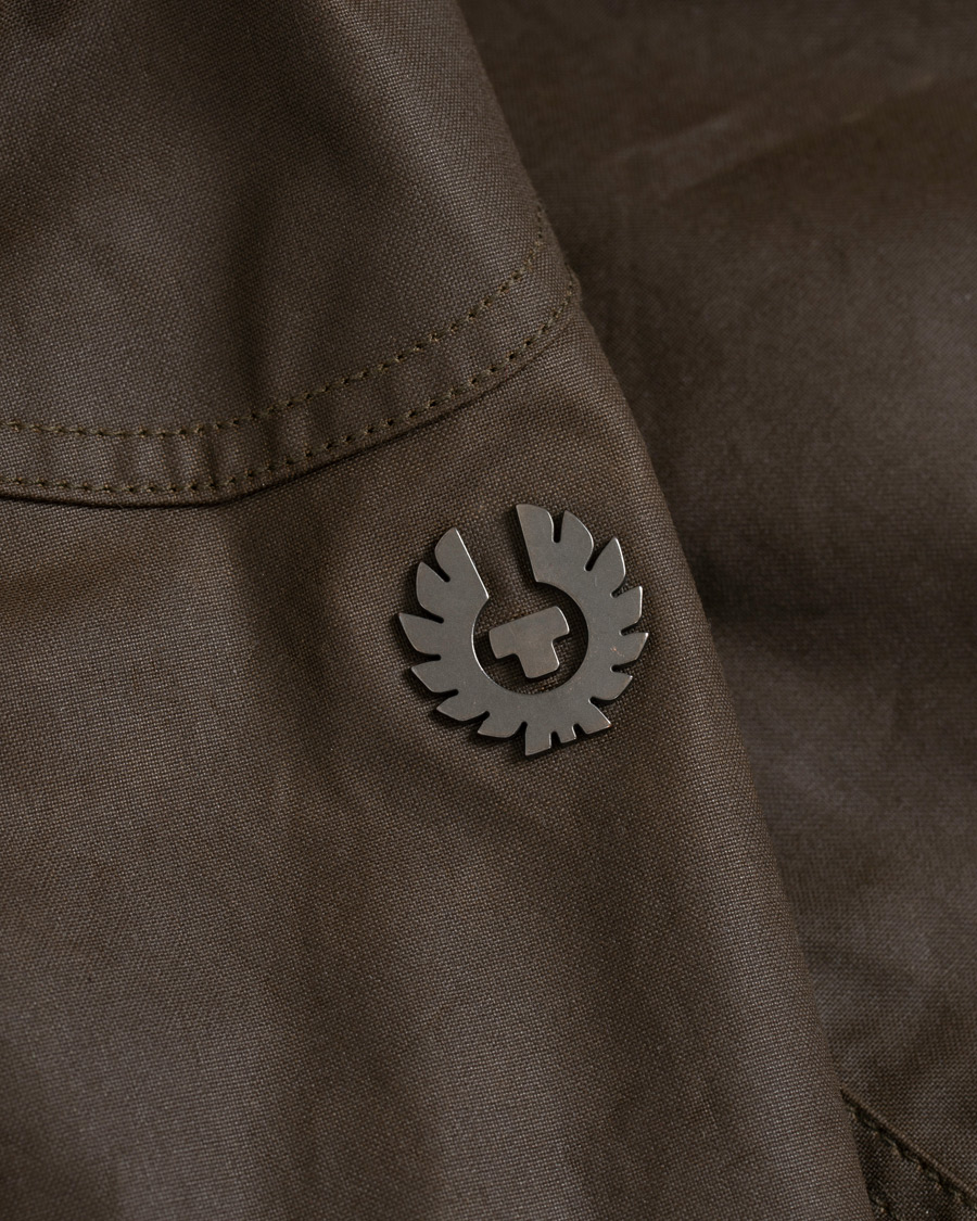 Homme | Manteaux Et Vestes | Belstaff | Patrol Shearling Pilot Waxed Jacket Windsor Moss
