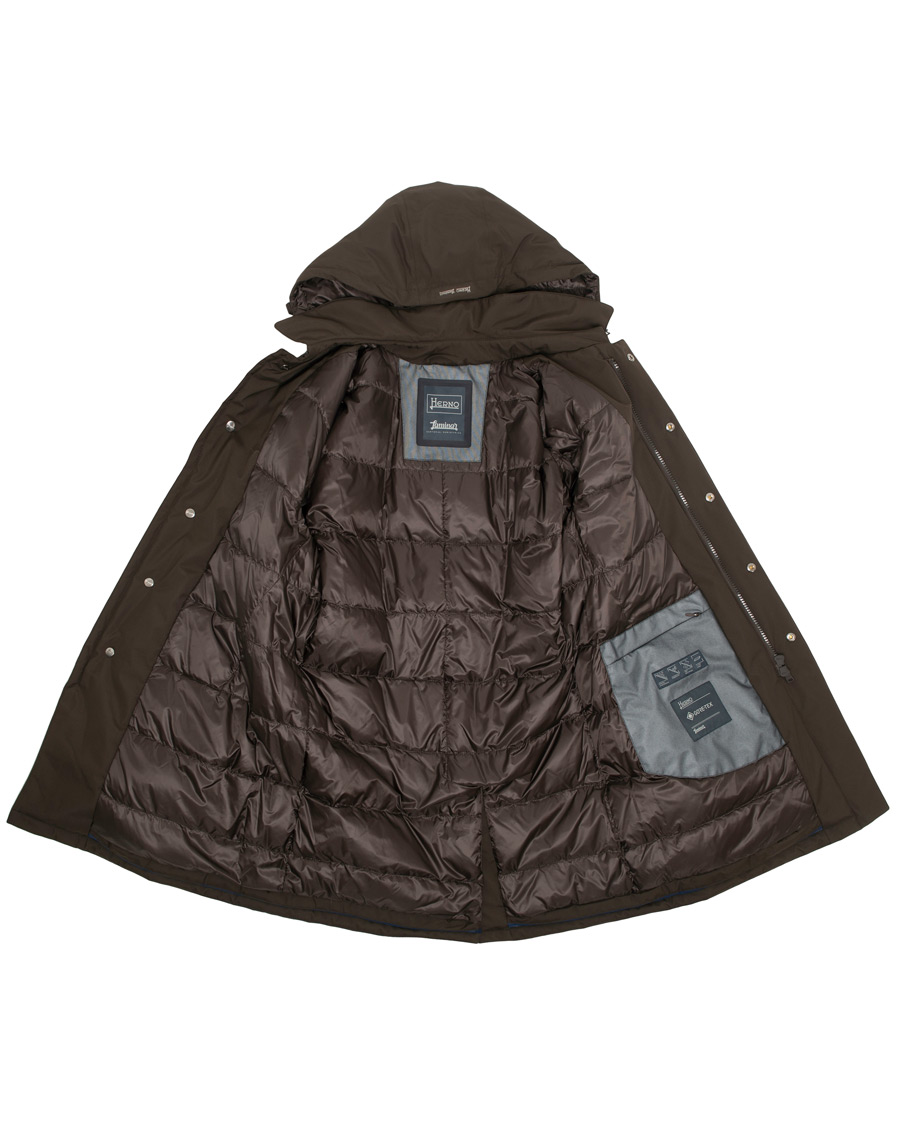 Heren | Jassen | Herno | Laminar Padded Coat Brown