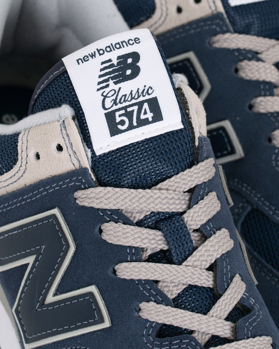 Homme | | New Balance | 574 Sneaker Black Iris