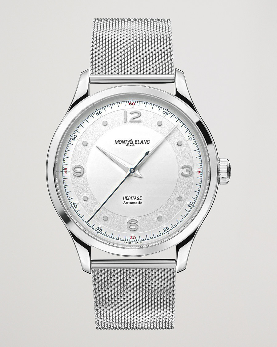 Homme | Montblanc Heritage Steel Automatic 40mm Silver Dial | Montblanc | Heritage Steel Automatic 40mm Silver Dial