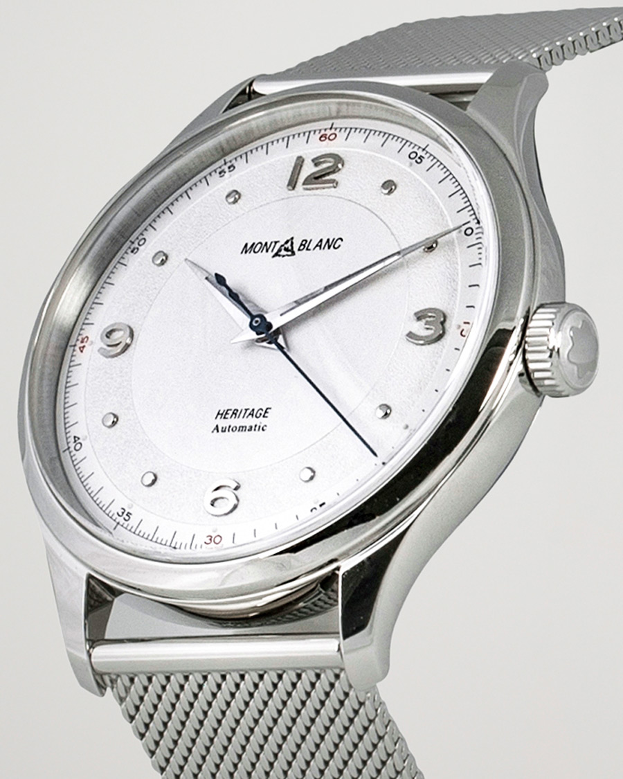 Homme | Montblanc Heritage Steel Automatic 40mm Silver Dial | Montblanc | Heritage Steel Automatic 40mm Silver Dial