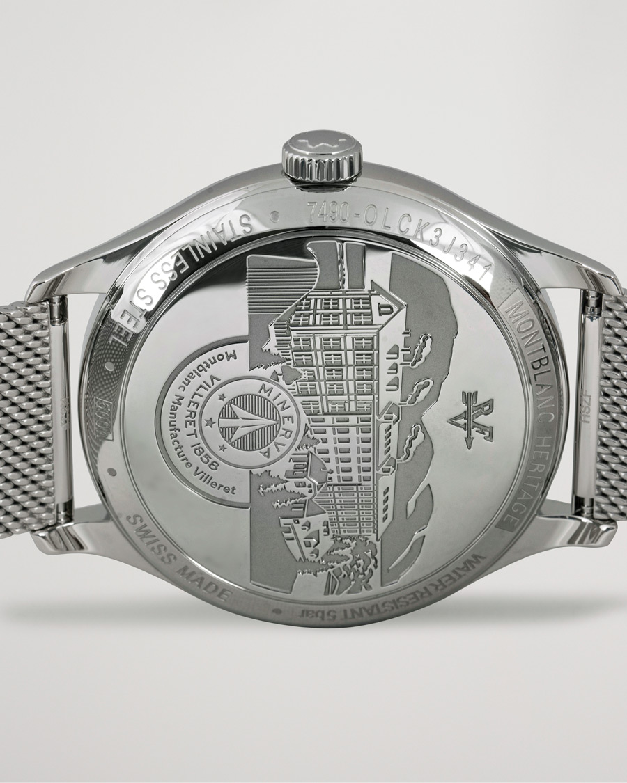 Homme | Montblanc Heritage Steel Automatic 40mm Silver Dial | Montblanc | Heritage Steel Automatic 40mm Silver Dial