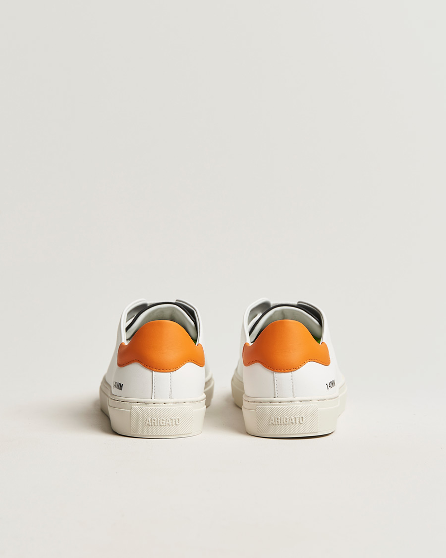 Homme | Axel Arigato Clean 90 Triple Sneaker White/Orange | Axel Arigato | Clean 90 Triple Sneaker White/Orange