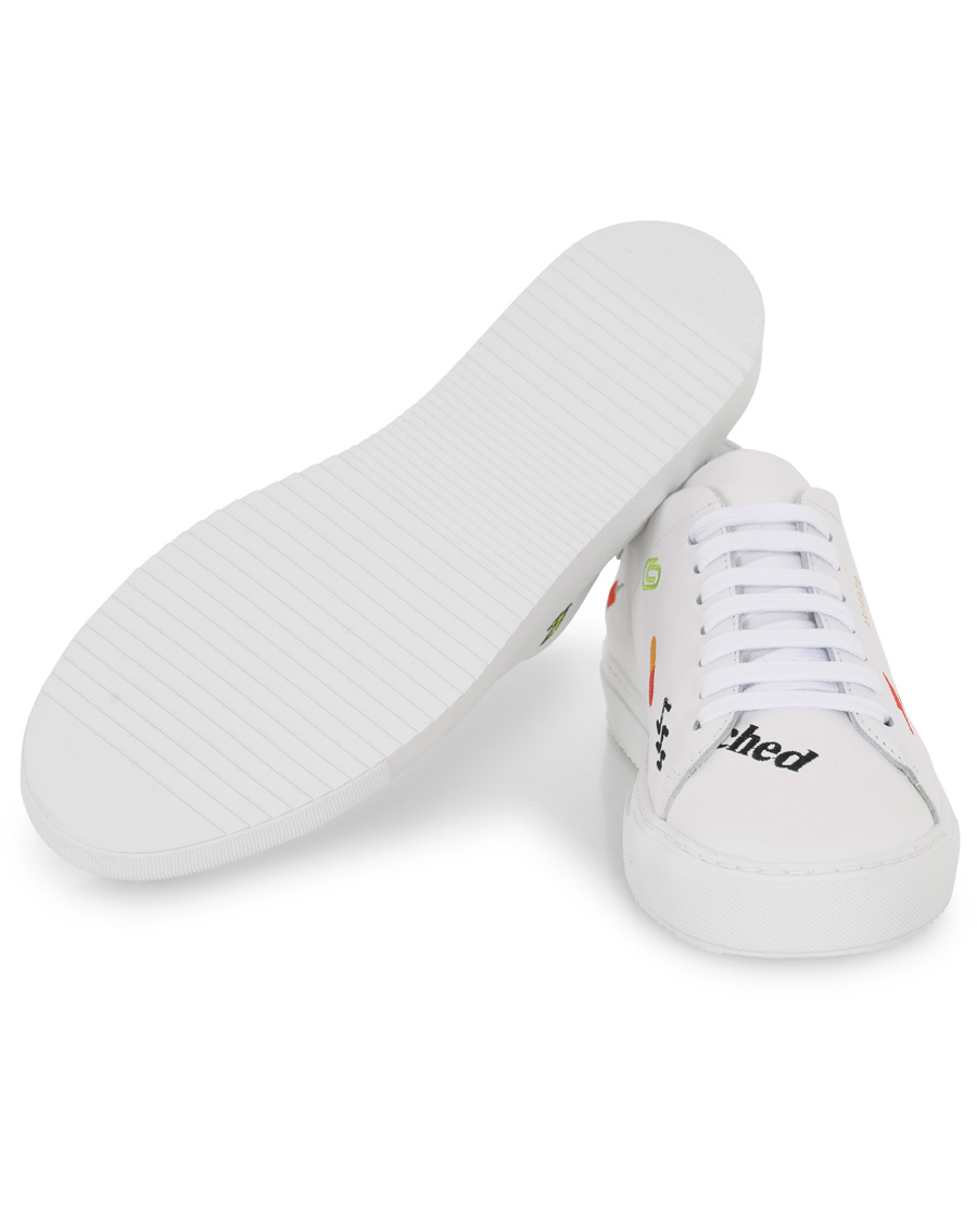 Homme | Axel Arigato Clean 90 Emoji Sneaker White Leather | Axel Arigato | Clean 90 Emoji Sneaker White Leather