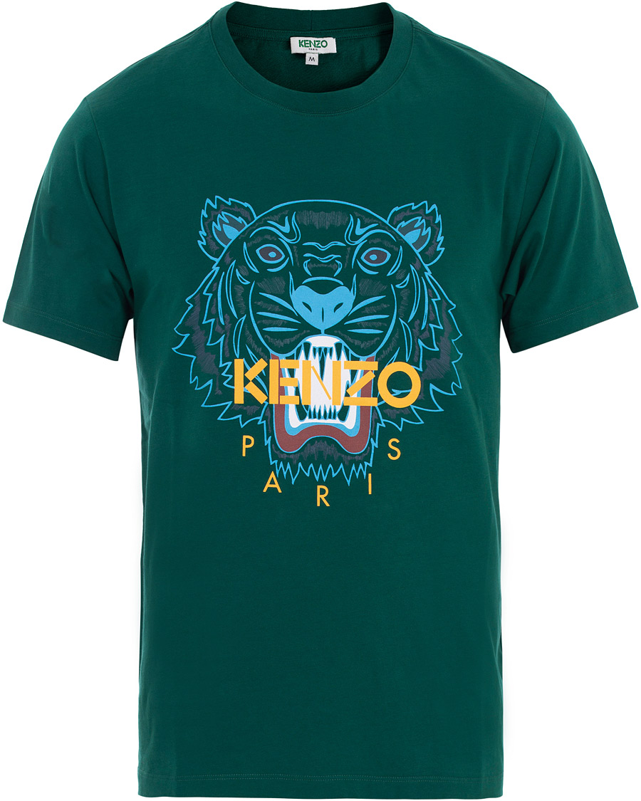 Heren | T-shirts | KENZO | Icon Tiger T-shirt Green
