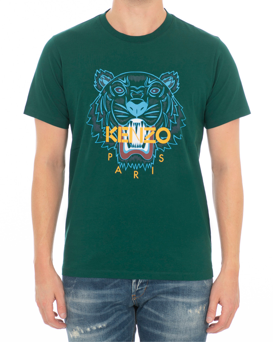 Heren | T-shirts | KENZO | Icon Tiger T-shirt Green