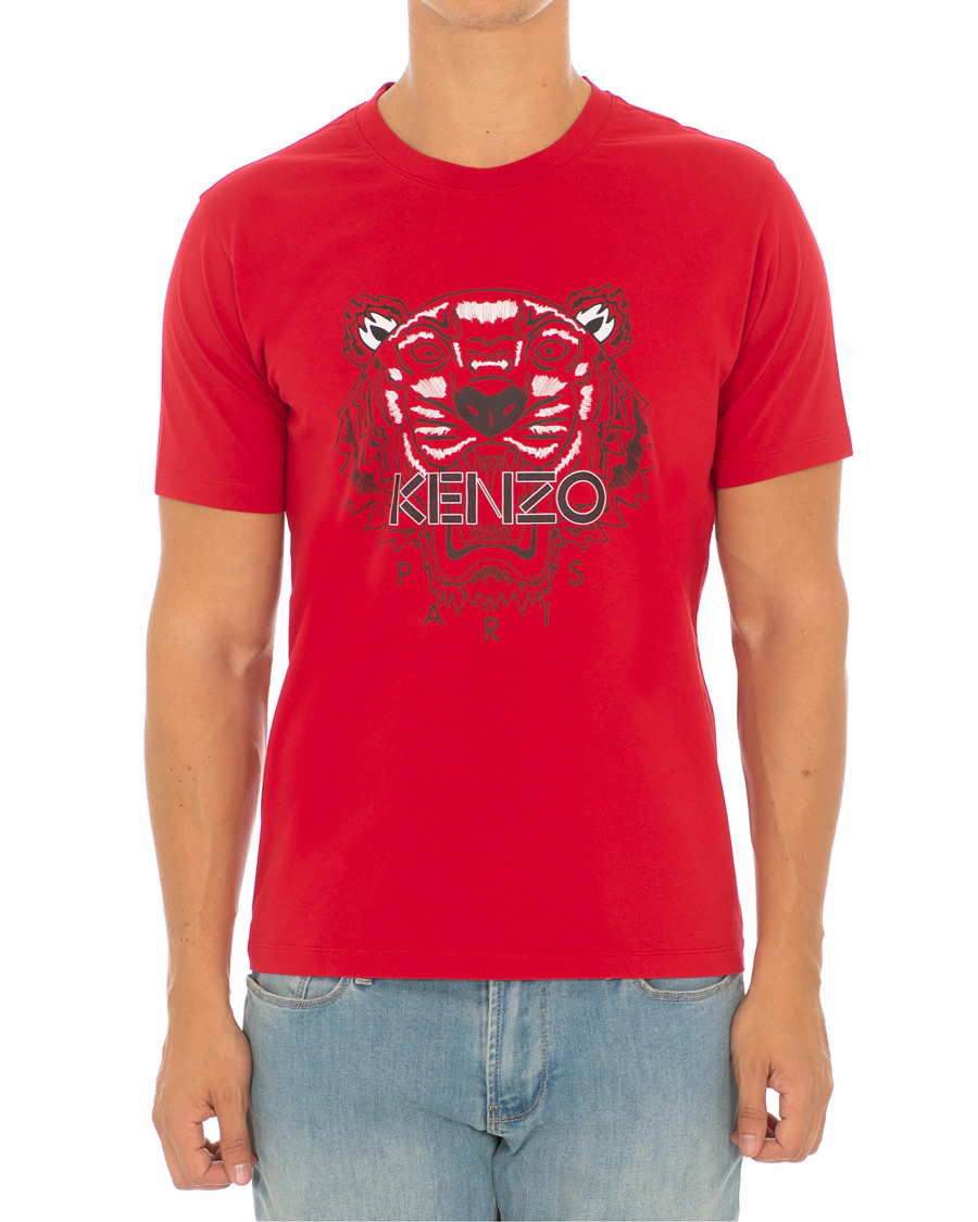 Homme | T-shirts | KENZO | Icon Tiger T-shirt Red