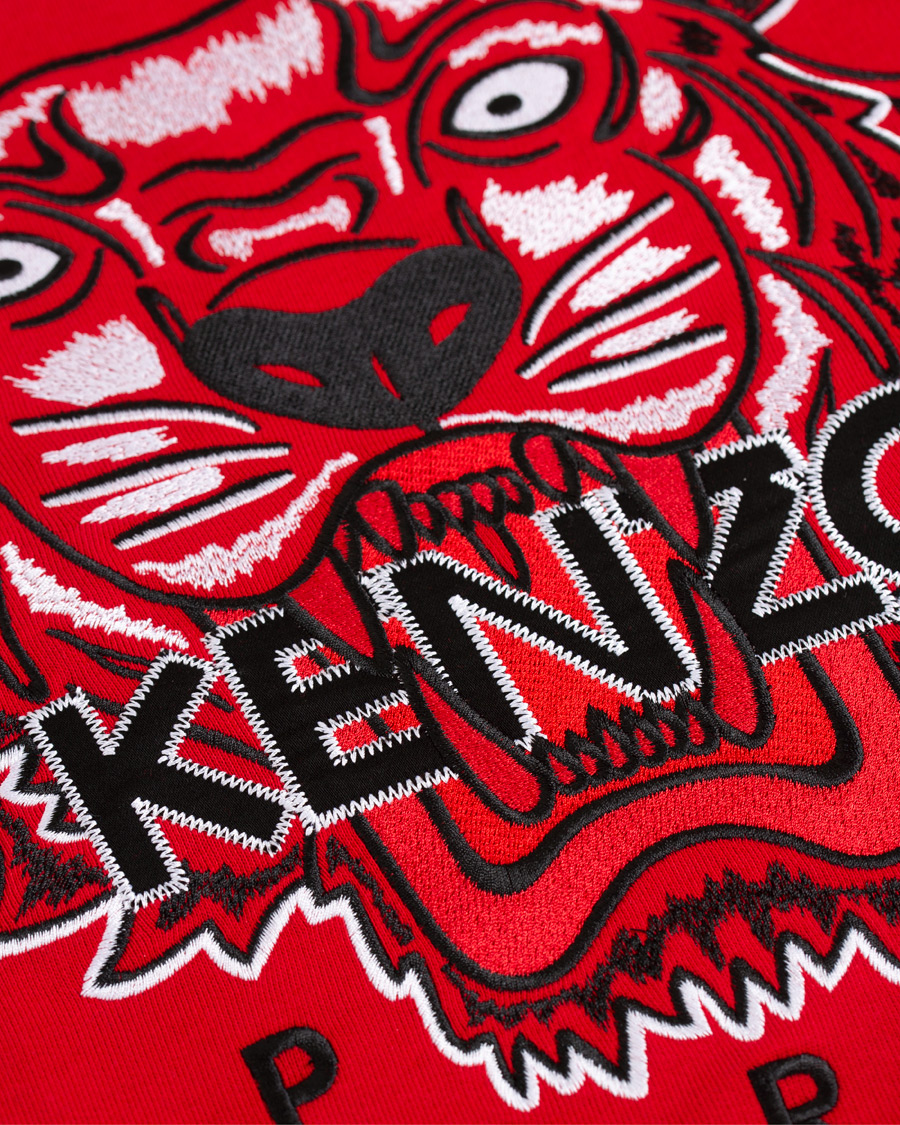 Heren | Truien | KENZO | Icon Tiger Sweartshirt Red