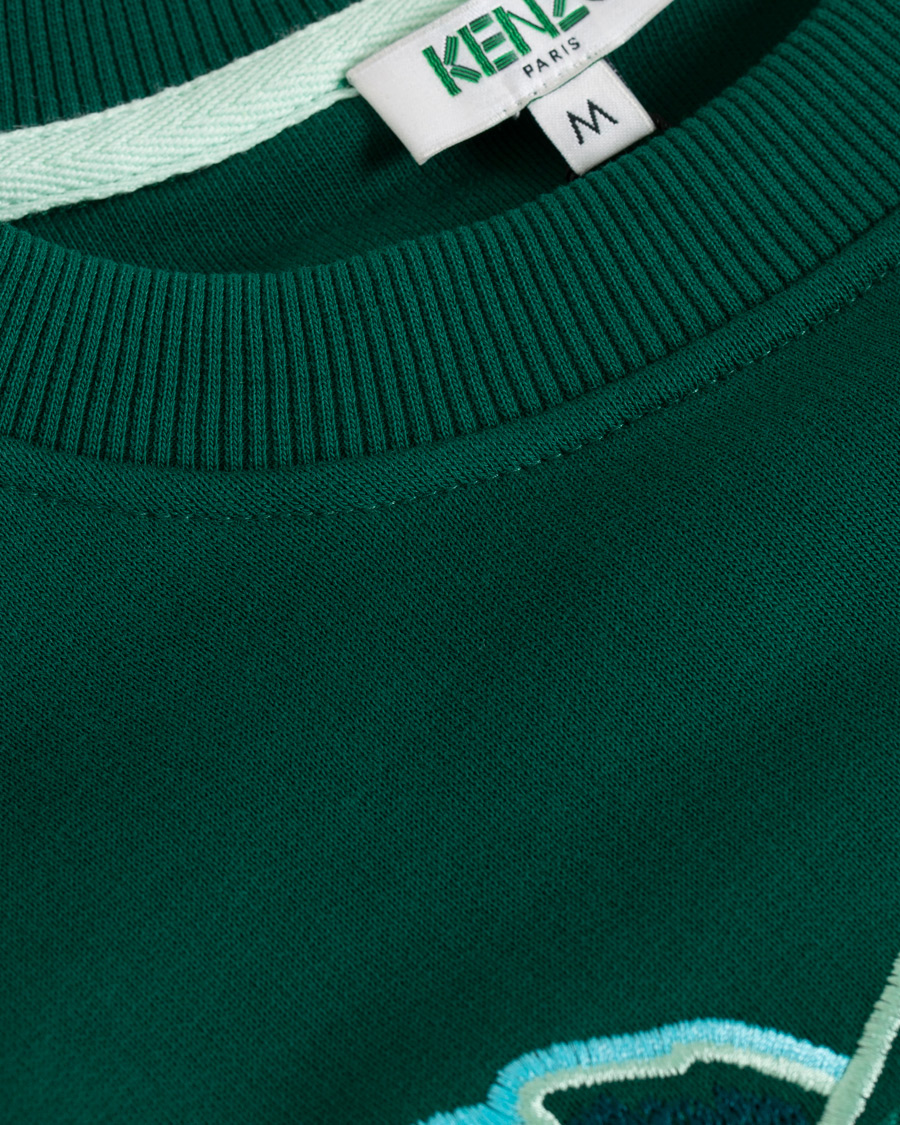 Homme | Pulls Et Tricots | KENZO | Icon Tonal Tiger Sweatshirt Green