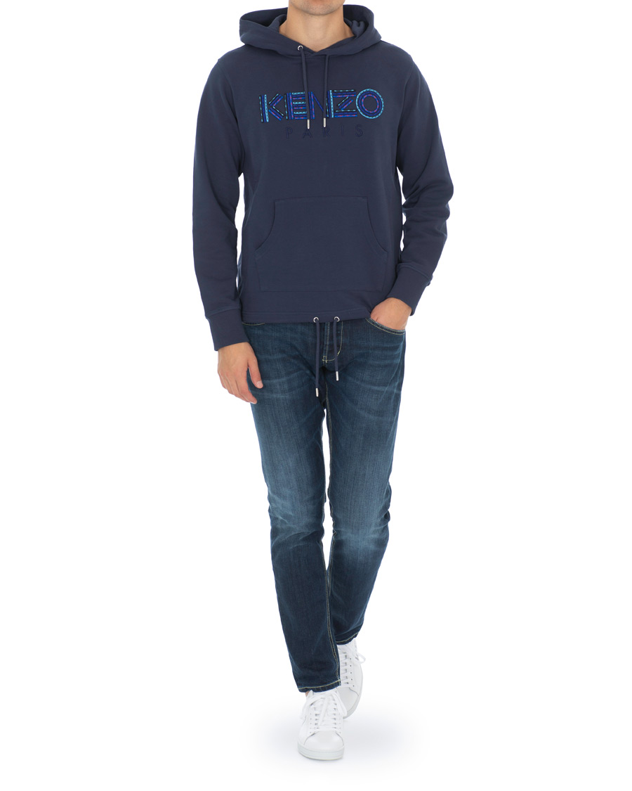Heren | Truien | KENZO | Paris Cords Hoodie Navy