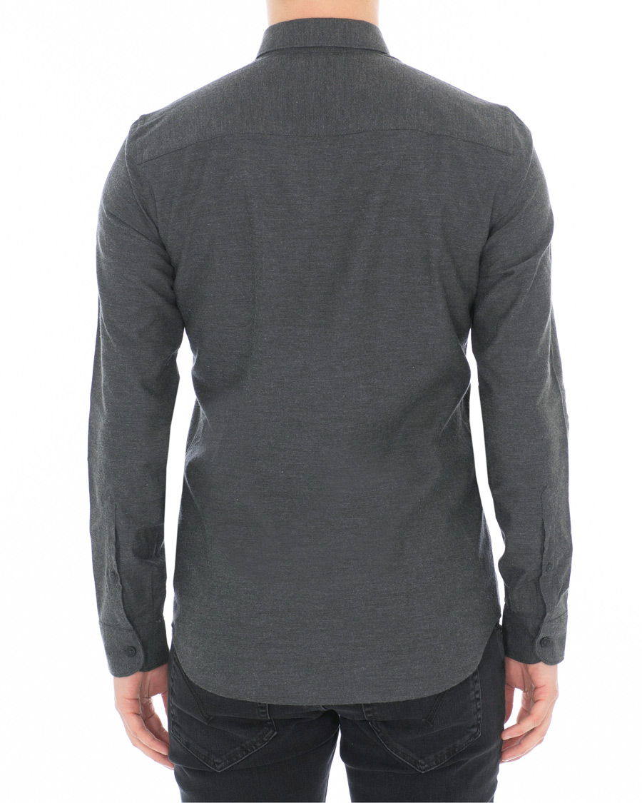 Heren | Overhemden | KENZO | Slim Fit Urban Flannel Shirt Grey