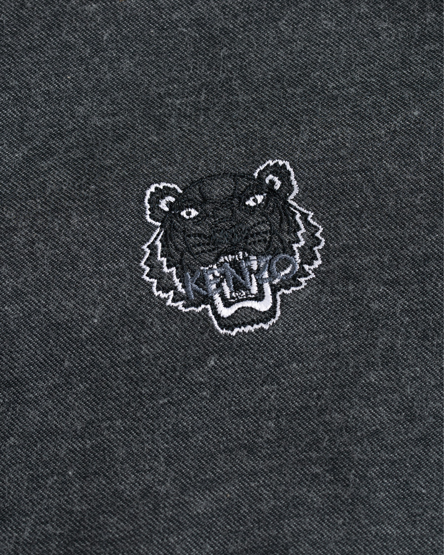 Heren | Overhemden | KENZO | Slim Fit Urban Flannel Shirt Grey
