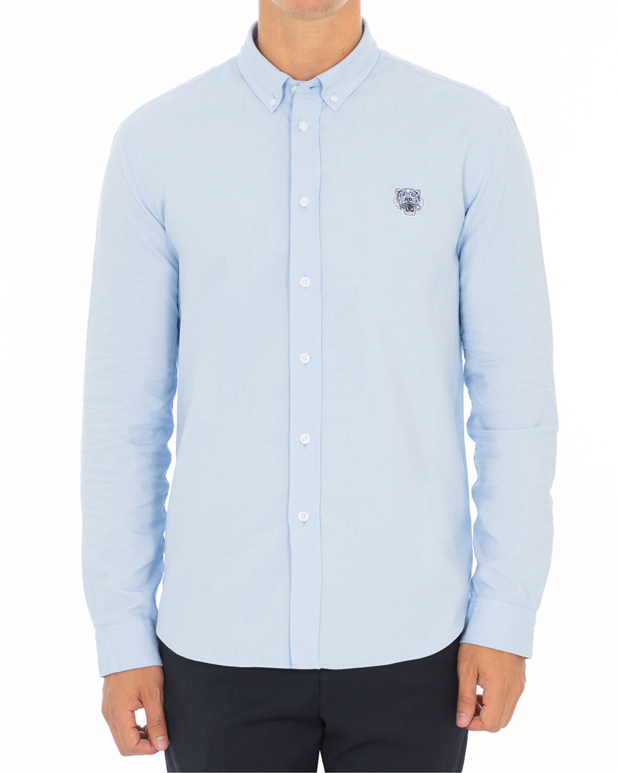 Homme | Chemises | KENZO | Slim Fit Oxford Shirt Light Blue