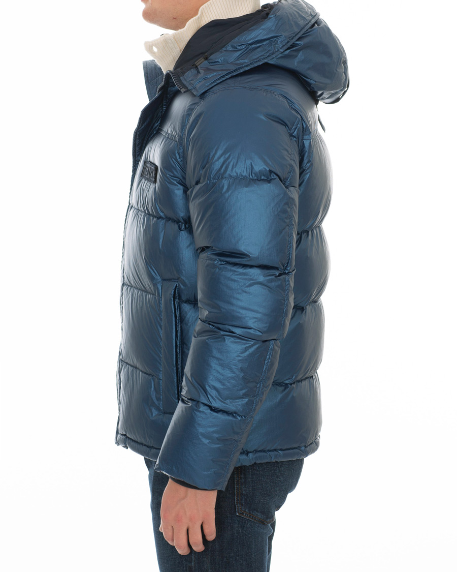 Homme | Manteaux Et Vestes | KENZO | Hooded Down Jacket Metallic Nylon