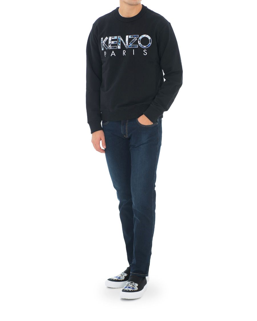 Heren | KENZO Slip-on Canvas Sneakers Black | KENZO | Slip-on Canvas Sneakers Black