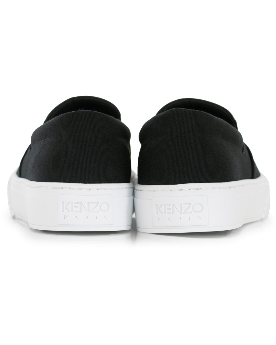 Heren | KENZO Slip-on Canvas Sneakers Black | KENZO | Slip-on Canvas Sneakers Black