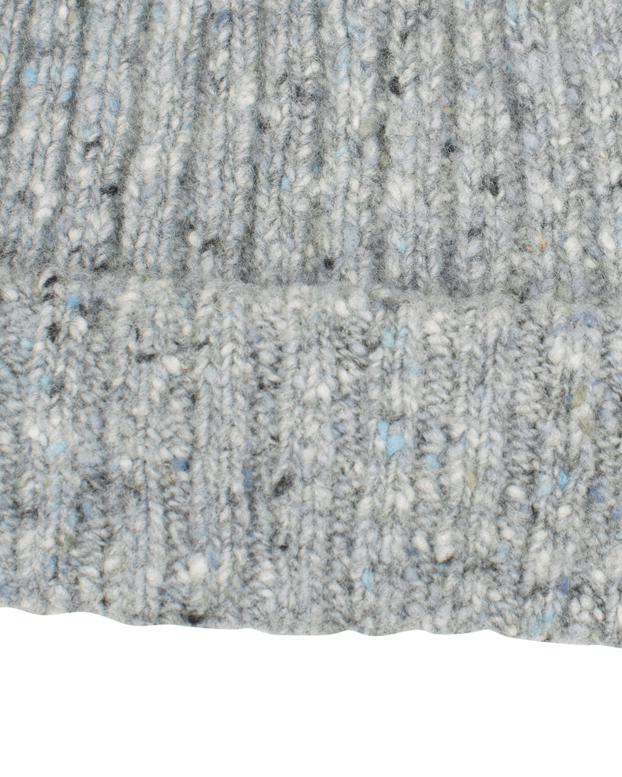 Homme | Drake's Merino Wool Donegal Hat Light Grey | Drake's | Merino Wool Donegal Hat Light Grey