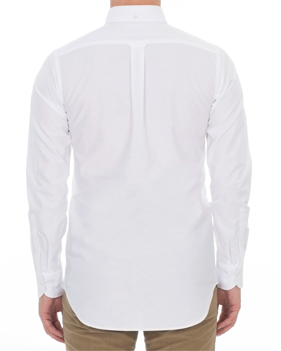 Homme | Chemises | Drake's | Slim Fit Button Down Shirt White