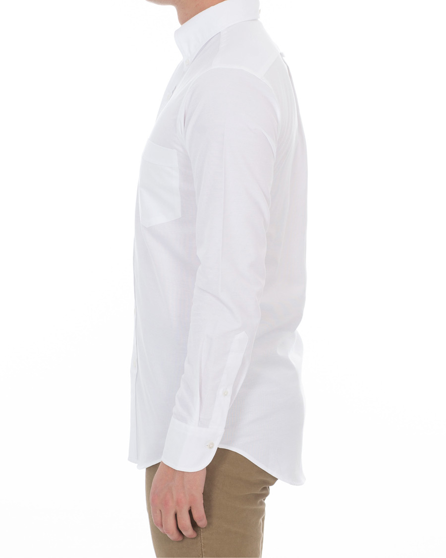 Homme | Chemises | Drake's | Slim Fit Button Down Shirt White