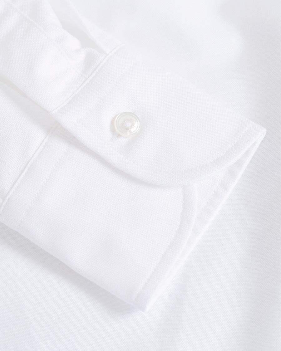Homme | Chemises | Drake's | Slim Fit Button Down Shirt White