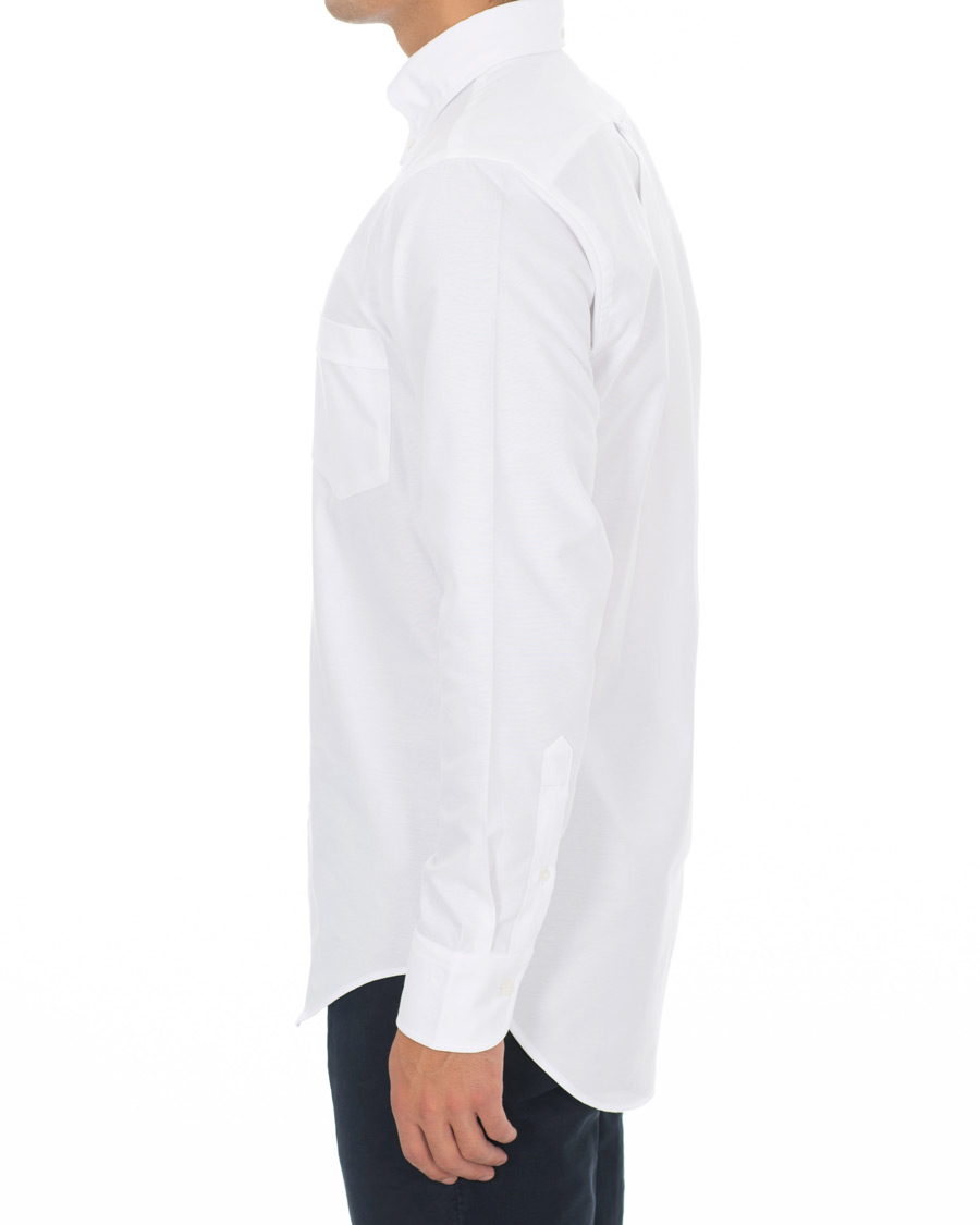 Heren | Overhemden | Drake's | Regular Fit Oxford BD Shirt White