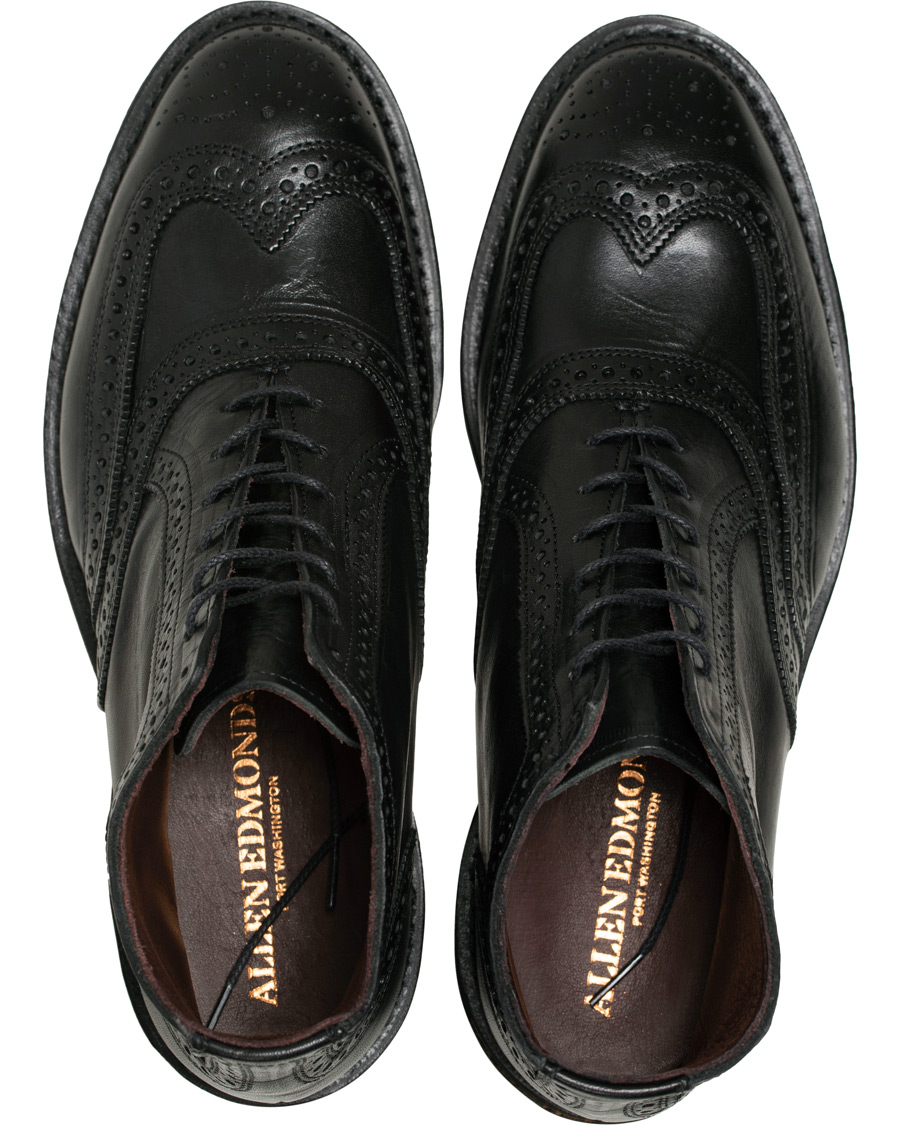 Homme | Allen Edmonds Stirling Leather Boots Black | Allen Edmonds | Stirling Leather Boots Black