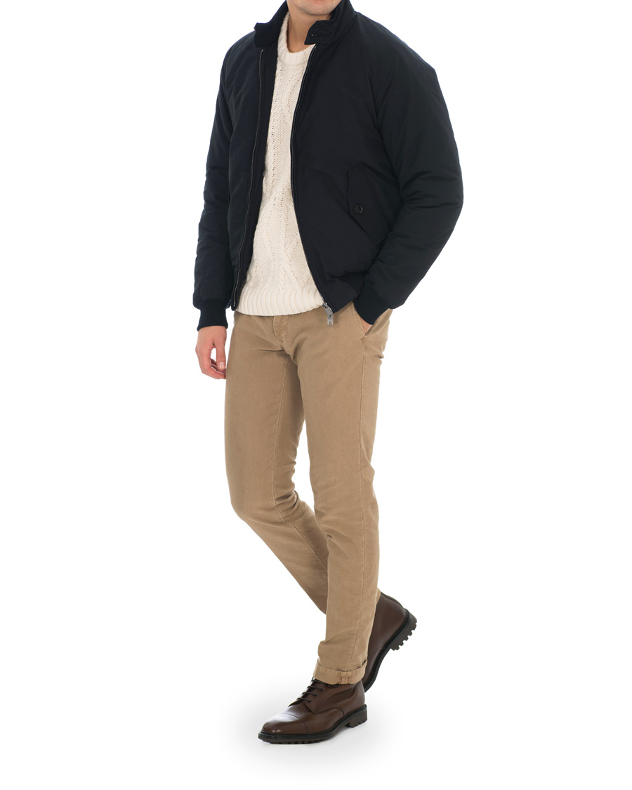 Homme | Manteaux Et Vestes | Baracuta | G9 Fake Fur lined Harrington Jacket Dark Navy