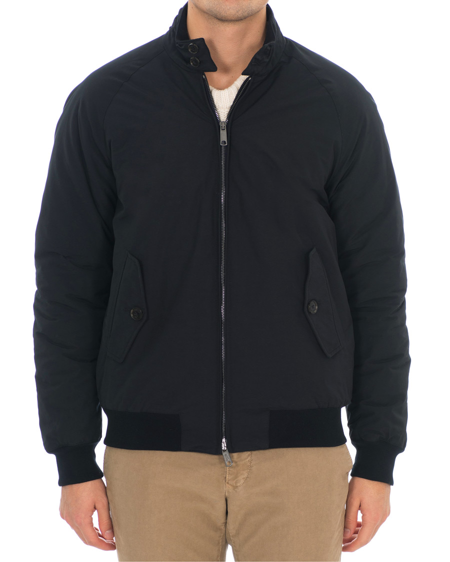 Homme | Manteaux Et Vestes | Baracuta | G9 Fake Fur lined Harrington Jacket Dark Navy