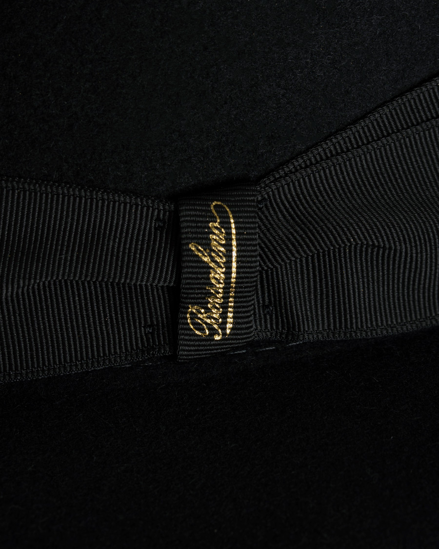 Heren | Borsalino Alessandria Felt Hat Medium Brim Black | Borsalino | Alessandria Felt Hat Medium Brim Black