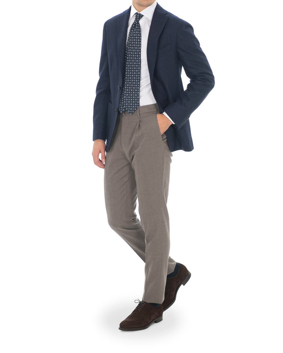 Homme | Edward Green Dover Split Toe R2 Sole Derby Mink Suede | Edward Green | Dover Split Toe R2 Sole Derby Mink Suede