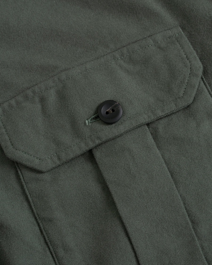 Homme | Chemises | Eton | Oxford Overshirt Green