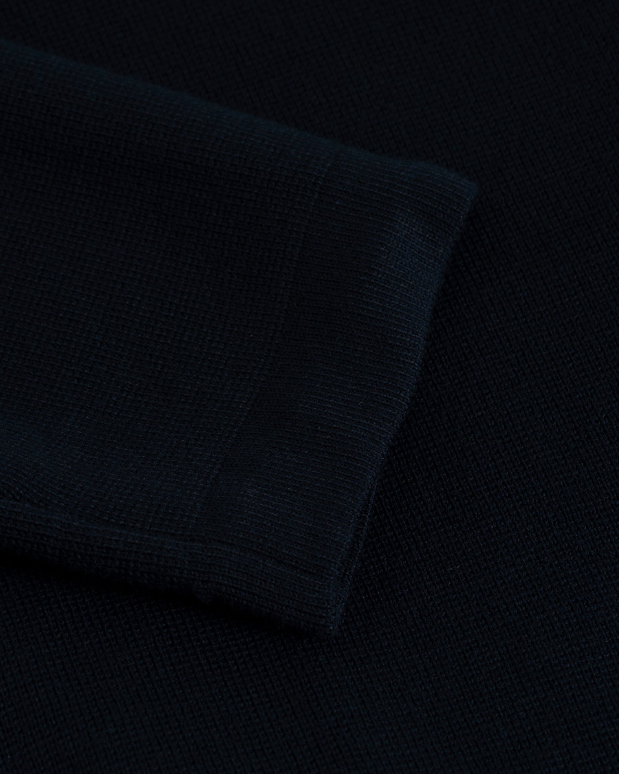 Heren | Truien | Filippa K | Leon Wool/Cotton Full Zip Cardigan Navy