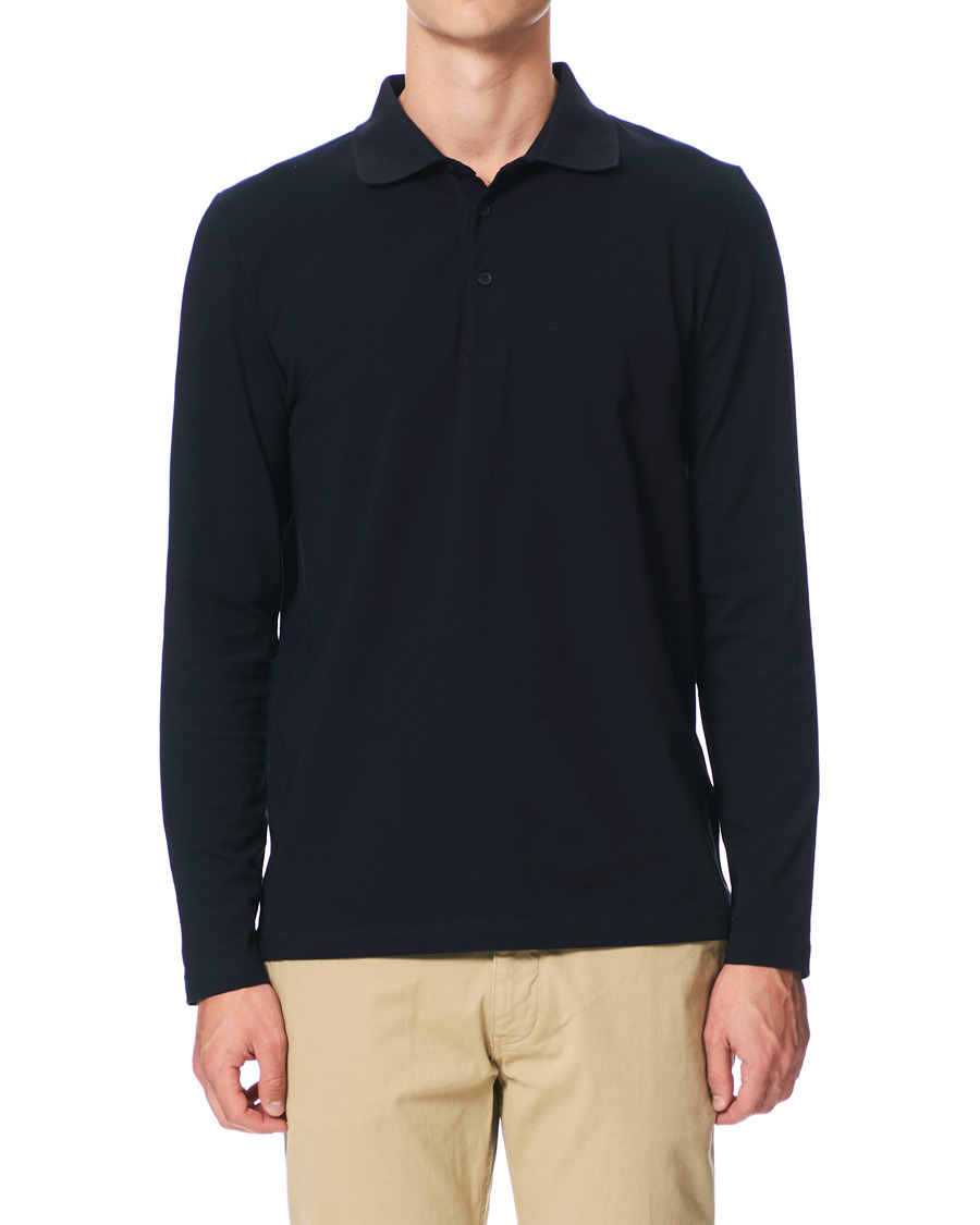Homme | Pulls Et Tricots | Filippa K | Luke Lycra Poloshirt Navy