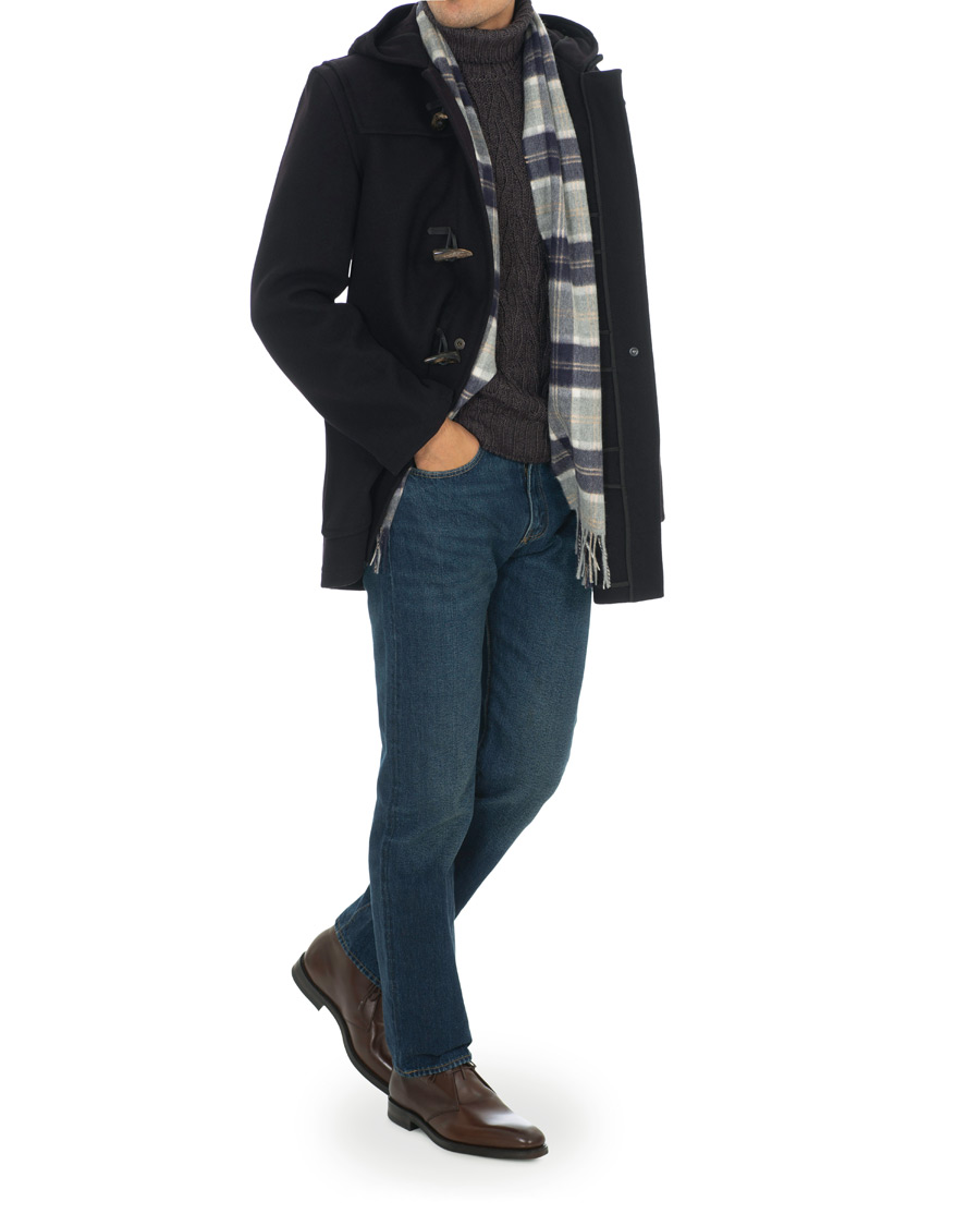 Heren | Jassen | Gloverall | Mens Mid Length Duffle Navy
