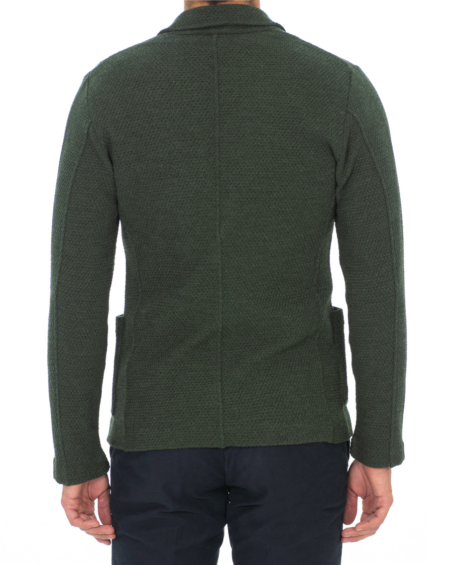 Homme | Blazers | L.B.M. 1911 | Knitted Cardigan Blazer Green