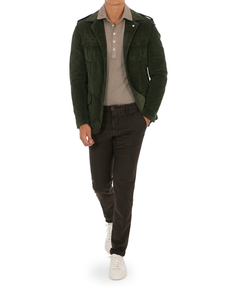 Homme | Blazers | L.B.M. 1911 | Safari Large Corduroy Blazer Green
