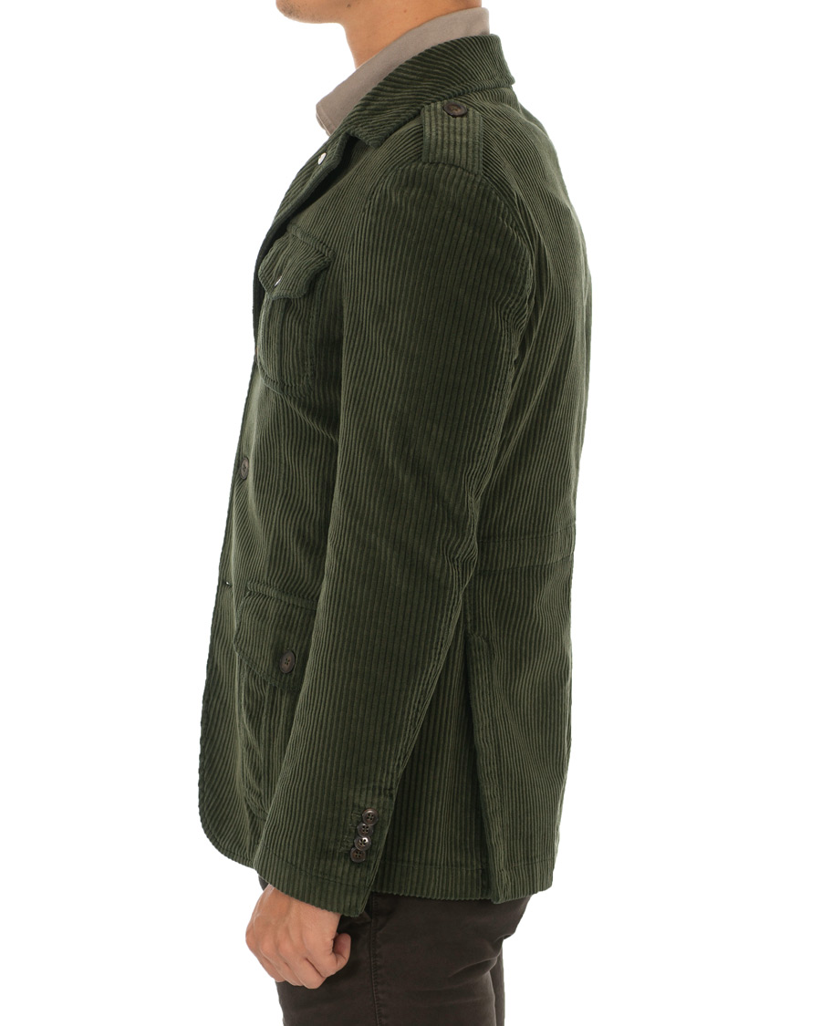 Homme | Blazers | L.B.M. 1911 | Safari Large Corduroy Blazer Green
