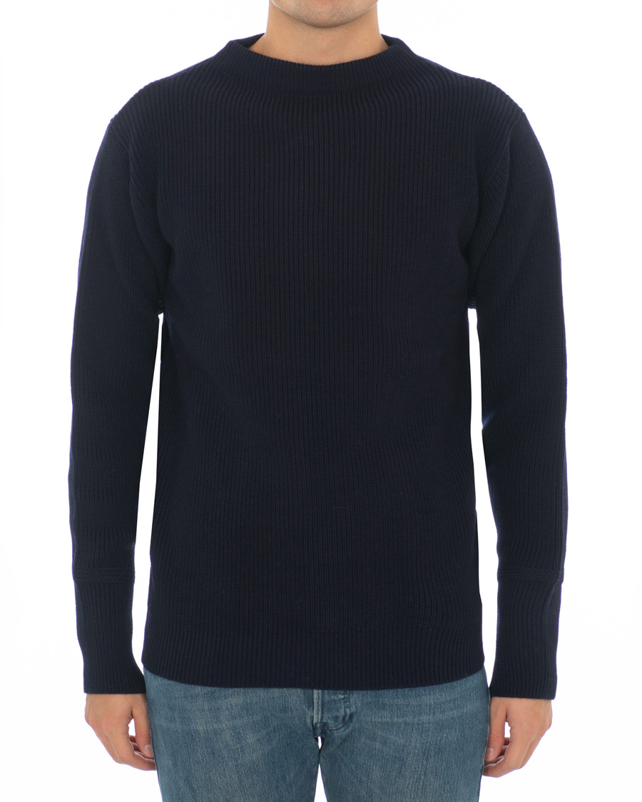 Heren | Truien | Andersen-Andersen | Sailor Crewneck Navy Blue