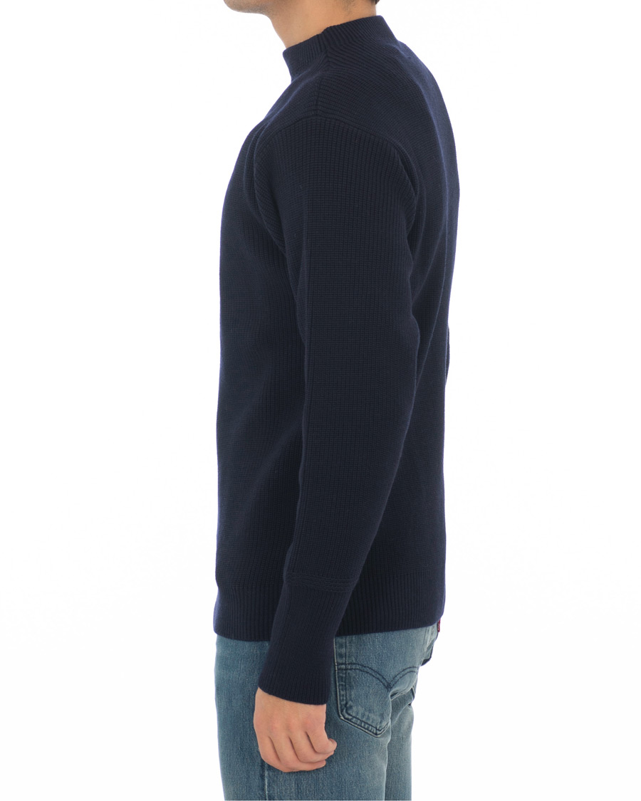 Heren | Truien | Andersen-Andersen | Sailor Crewneck Navy Blue