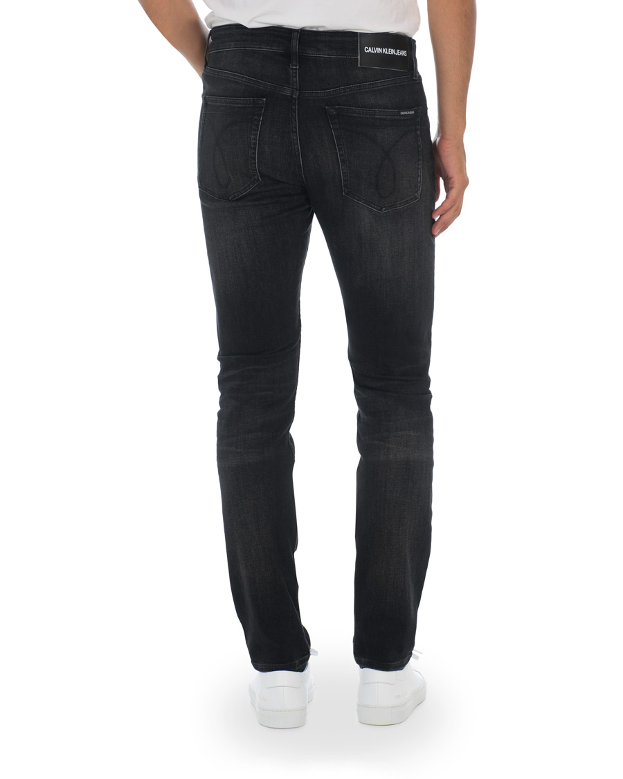 Heren | Jeans | Calvin Klein Jeans | Slim Tapered Jeans Washed Black