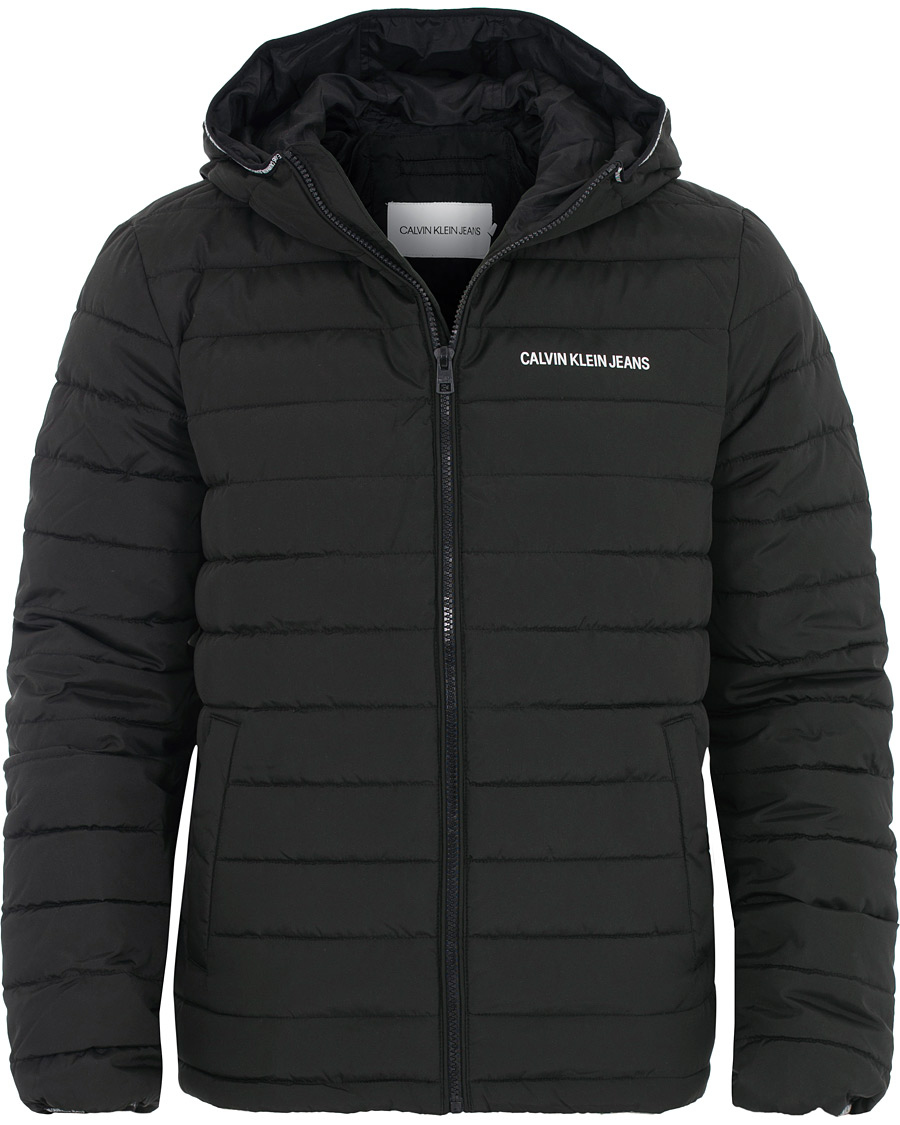 Heren | Jassen | Calvin Klein Jeans | Padded Hooded Jacket Black