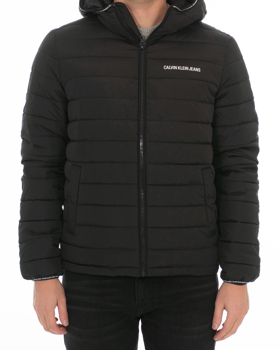 Heren | Jassen | Calvin Klein Jeans | Padded Hooded Jacket Black