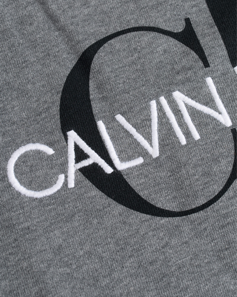 Heren | Truien | Calvin Klein Jeans | Washed Monogram Sweatshirt Grey