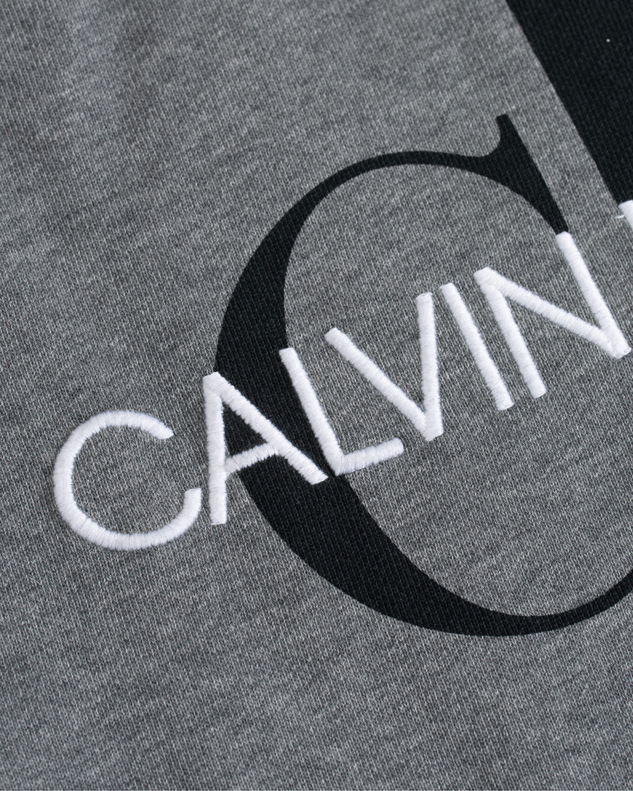 Homme | Pulls Et Tricots | Calvin Klein Jeans | Washed Monogram Hoodie Grey
