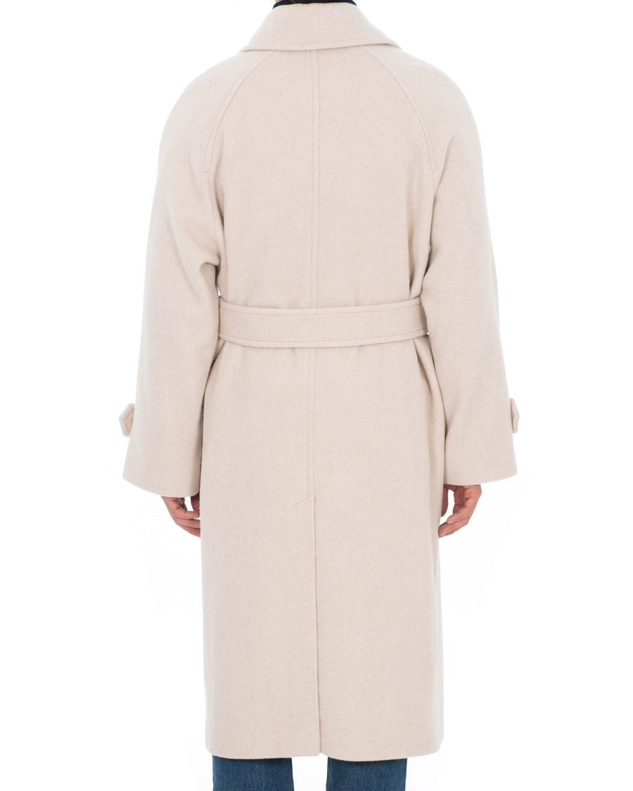 Homme | Manteaux Et Vestes | AMI | Brushed Wool Robe Coat Beige