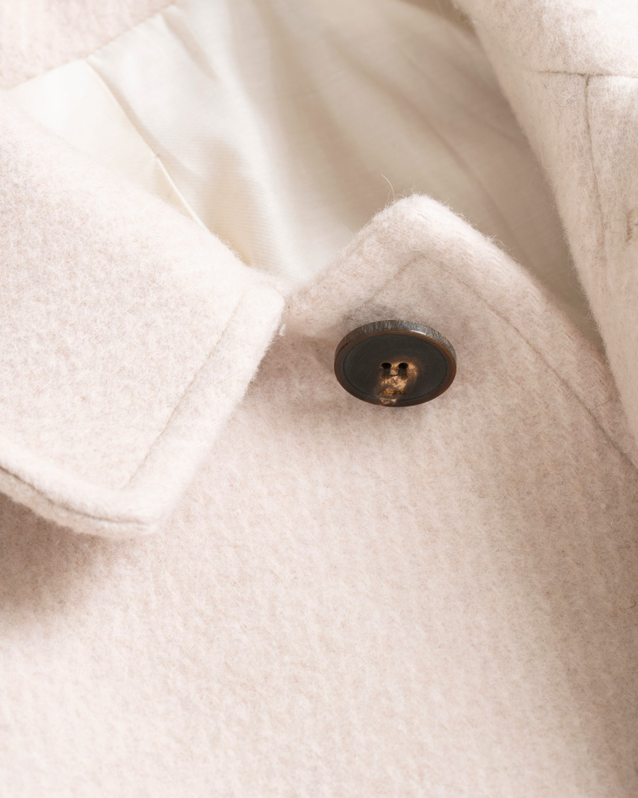 Homme | Manteaux Et Vestes | AMI | Brushed Wool Robe Coat Beige