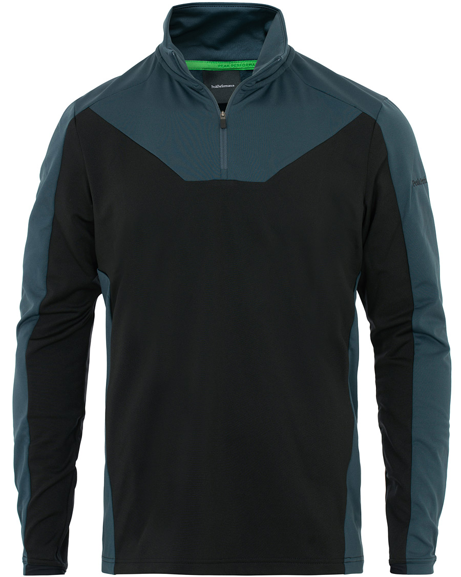 Heren | Truien | Peak Performance | Ace Mid Half Zip Black