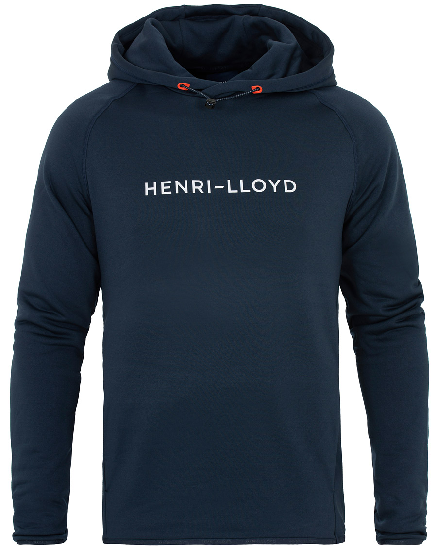 Heren | Truien | Henri-Lloyd | Henri Lloyd Fremantle Stripe Hoodie Navy Blue