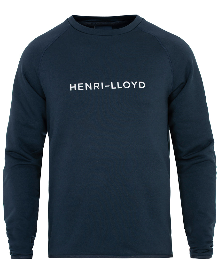 Homme | Pulls Et Tricots | Henri-Lloyd | Henri Lloyd Fremantle Stripe Crew Neck Sweatshirt Navy Blue