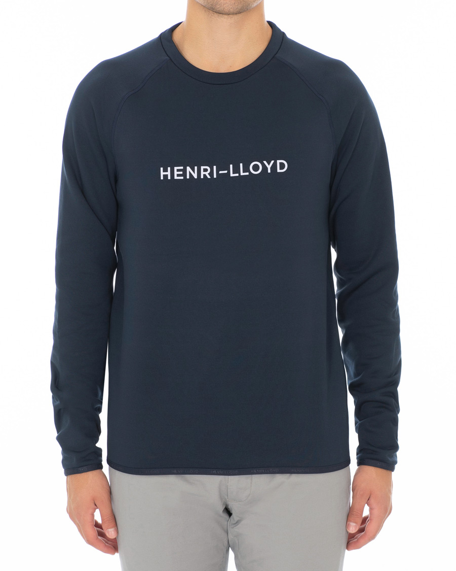 Homme | Pulls Et Tricots | Henri-Lloyd | Henri Lloyd Fremantle Stripe Crew Neck Sweatshirt Navy Blue